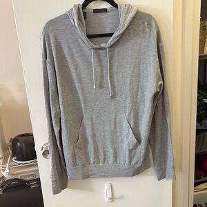 Saks Fifth Avenue Light Gray Men's Hoodie